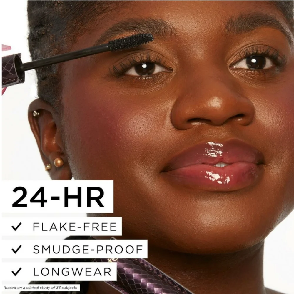 TARTE LIGHTS, CAMERA, LASHES 4-IN-1 MASCARA.TARTE'S BEST SELLING VEGAN MASCARA